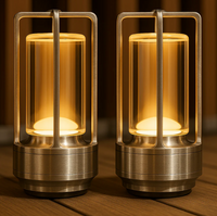 Lumière d'Orée – Wireless design lamp in crystal and metal
