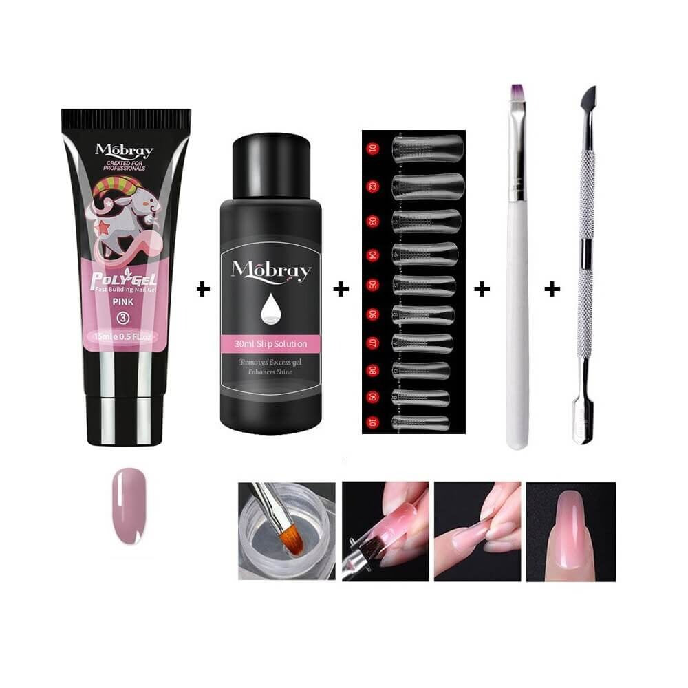 Luxe Poly Gel Nail Kit