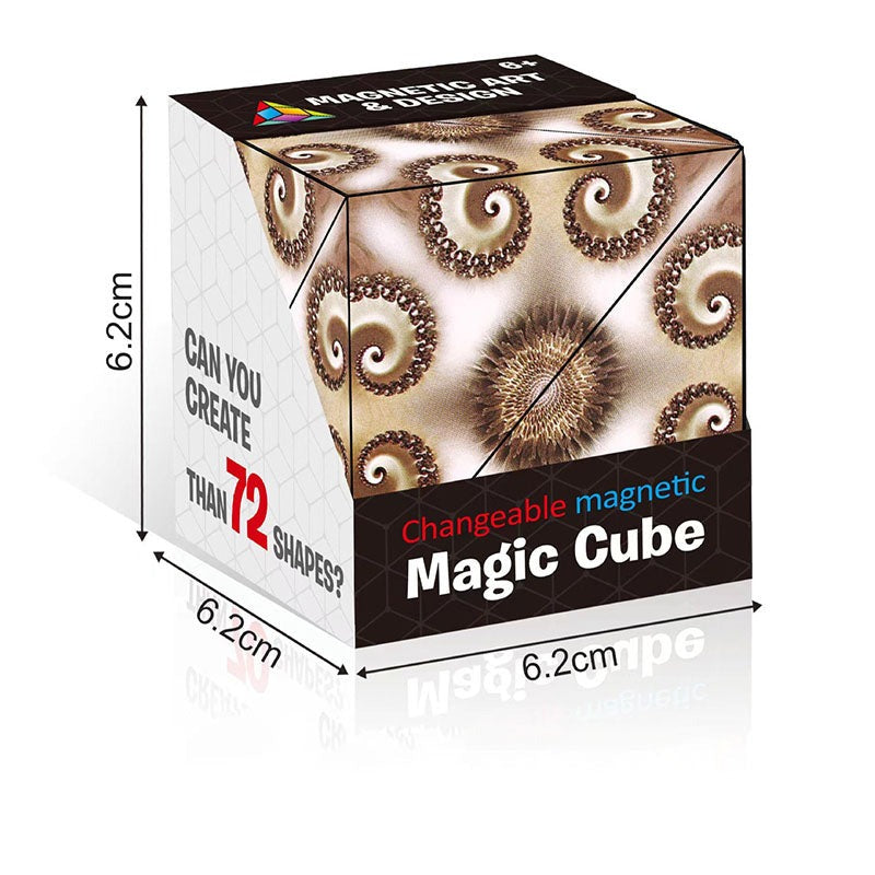 Magisk Magnetic Cube 70 Different Shapes Learning Education Kids Toy