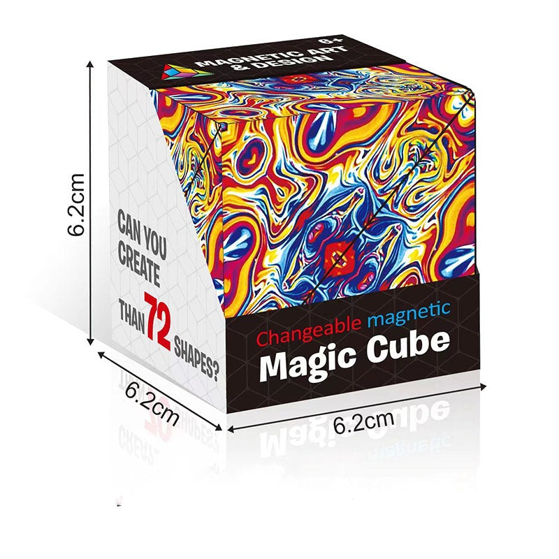 Magisk Magnetic Cube 70 Different Shapes Learning Education Kids Toy