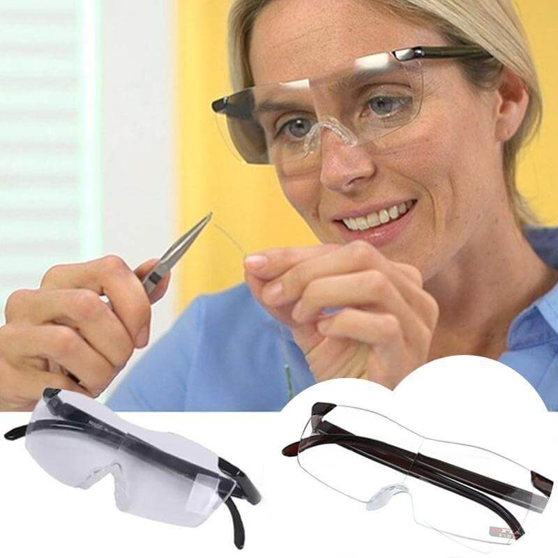 Hands-Free Magnifying Glasses - 250% Vision Boost