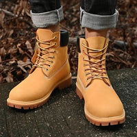Men's and Women's High Top Boots for Outdoor Activities with Sturdy Sole