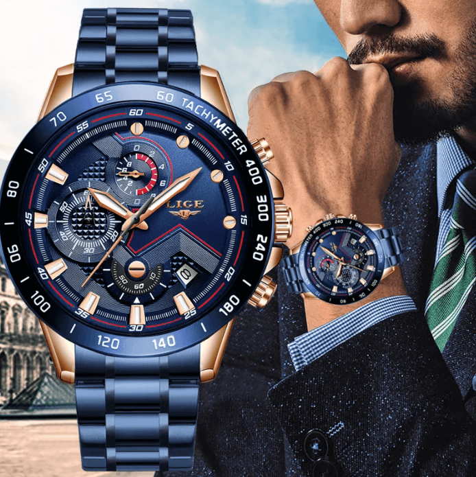 Men's Multi-Function Chronograph Watch