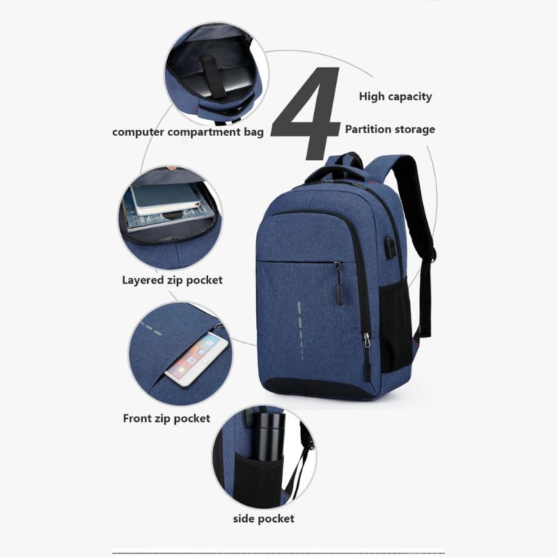 Men's Waterproof Backpack Ultra Lightweight Back Bag