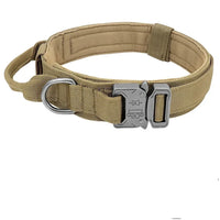 Military Grade Tactical Dog Collar with Control Handle