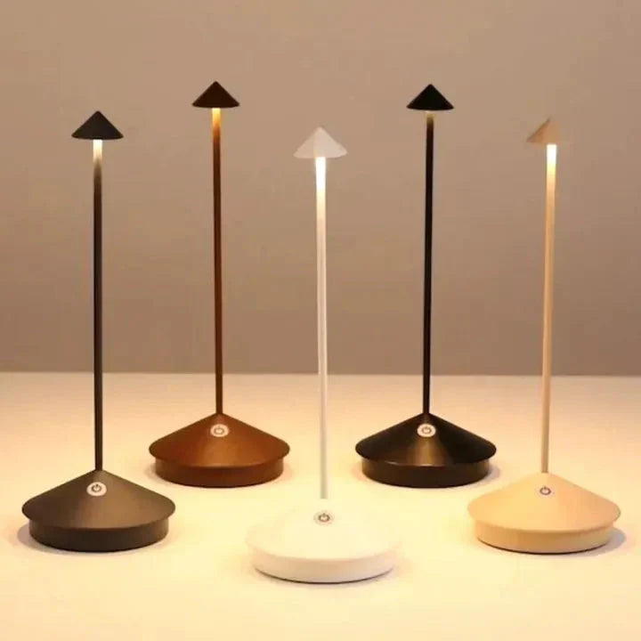 Minimalist LED Table Lamp - Waterproof & Dimmable Cordless Lighting