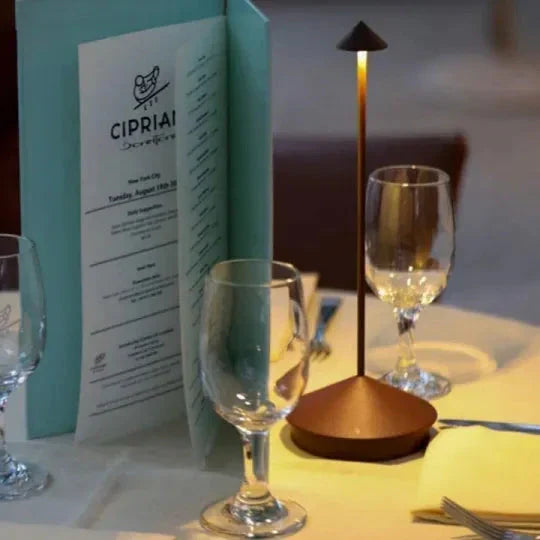 Cordless LED Table Lamp - Dimmable & Waterproof