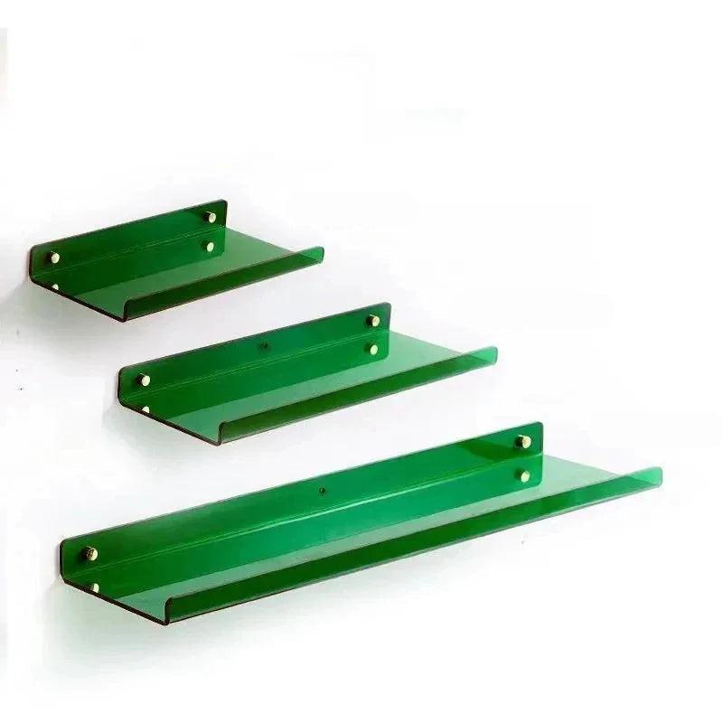 Modern Acrylic Wall Shelf for Living Room, Bathroom and Bedroom