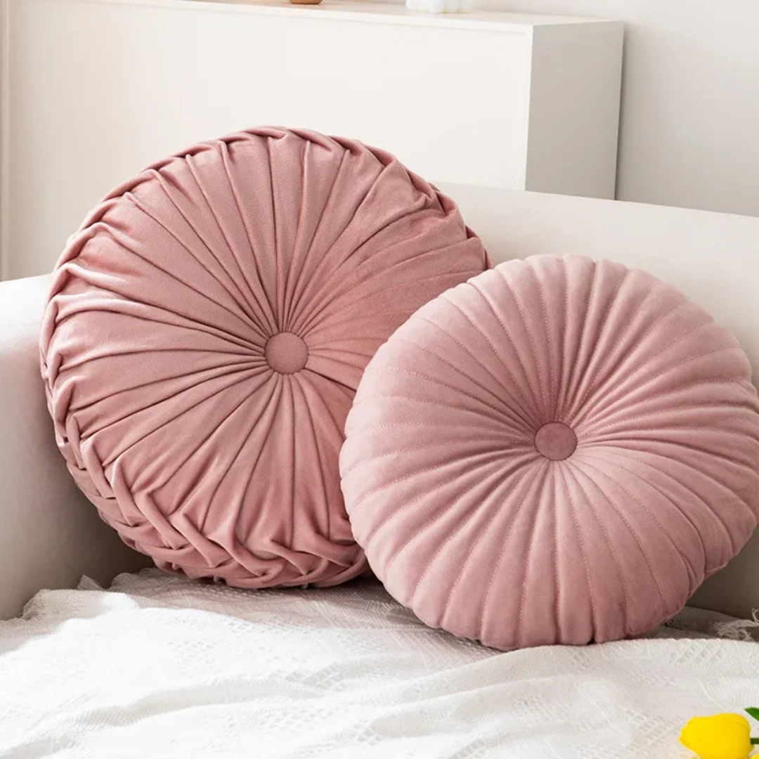 Modern Decorative Cotton-Blend Cushion
