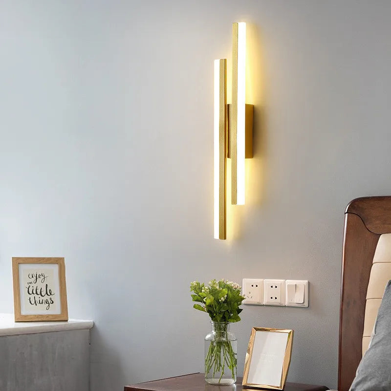 Modern LED Wall Lamp with Simple Design, Minimalist Wall Lamp for Hallway & Living Room