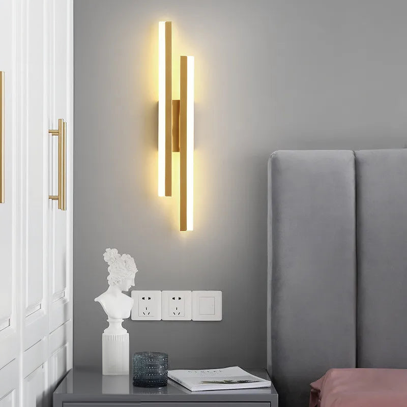 Modern LED Wall Lamp with Simple Design, Minimalist Wall Lamp for Hallway & Living Room