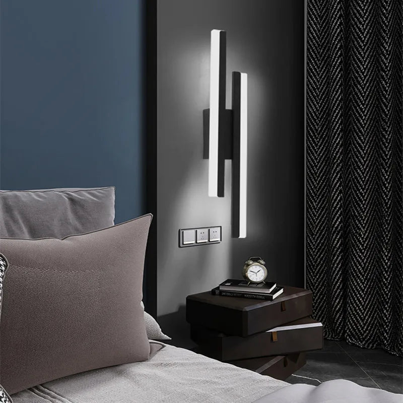 Modern LED Wall Lamp with Simple Design, Minimalist Wall Lamp for Hallway & Living Room - Nyvara Shop