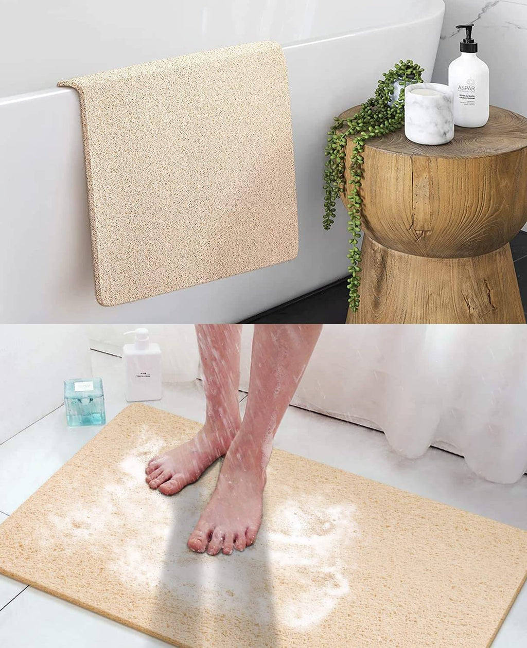 Secure Bath Mat for Shower Safety