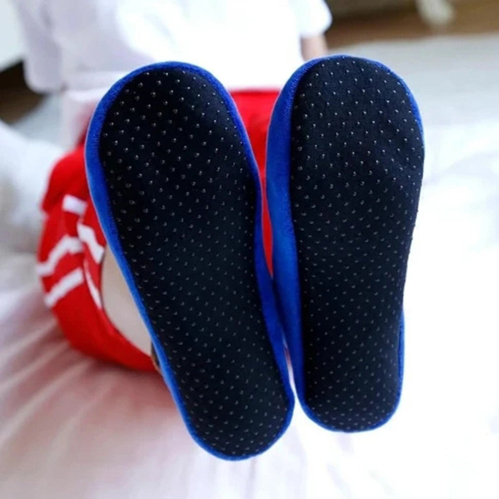 Non-slip thermal socks for indoors