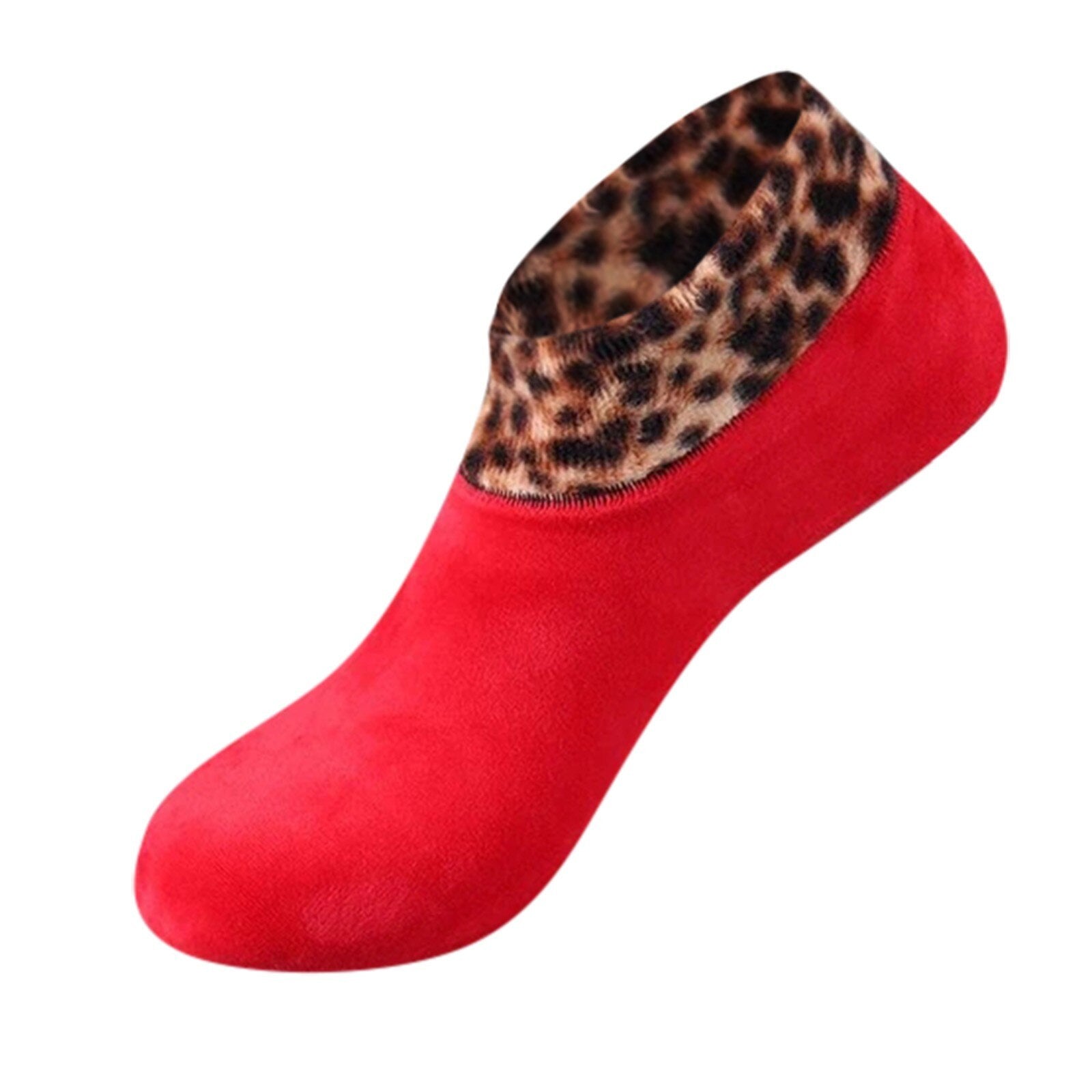 Non-slip thermal socks for indoors