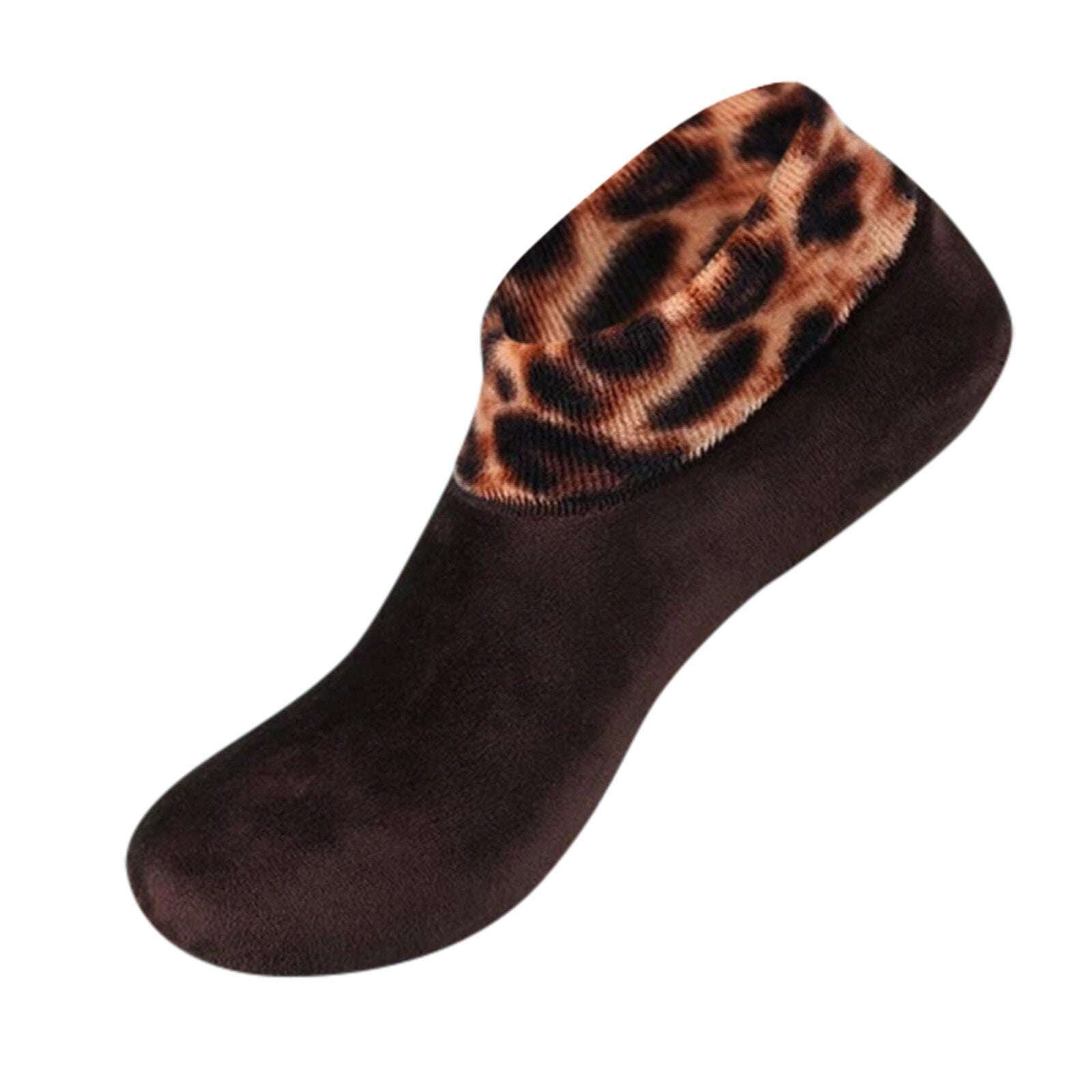 Non-slip thermal socks for indoors