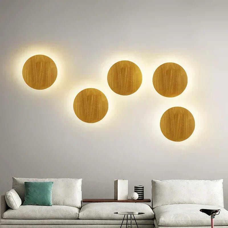 Nordic Wood Wall Lamps – Modern LED Wall Lamps in Scandinavian Design - Nyvara Shop