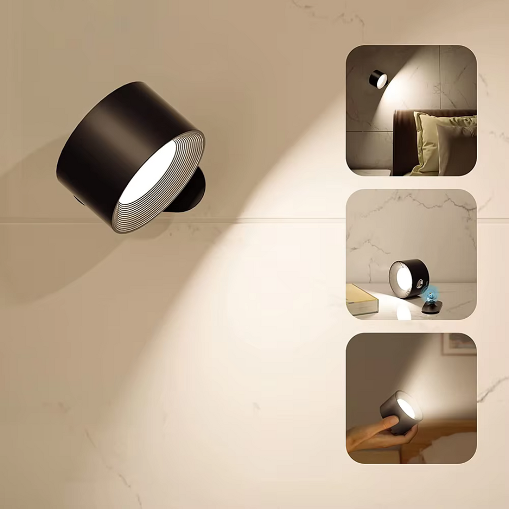 Nordisk Light – cordless, rechargeable, and remote-controlled wall lamp in Scandinavian design