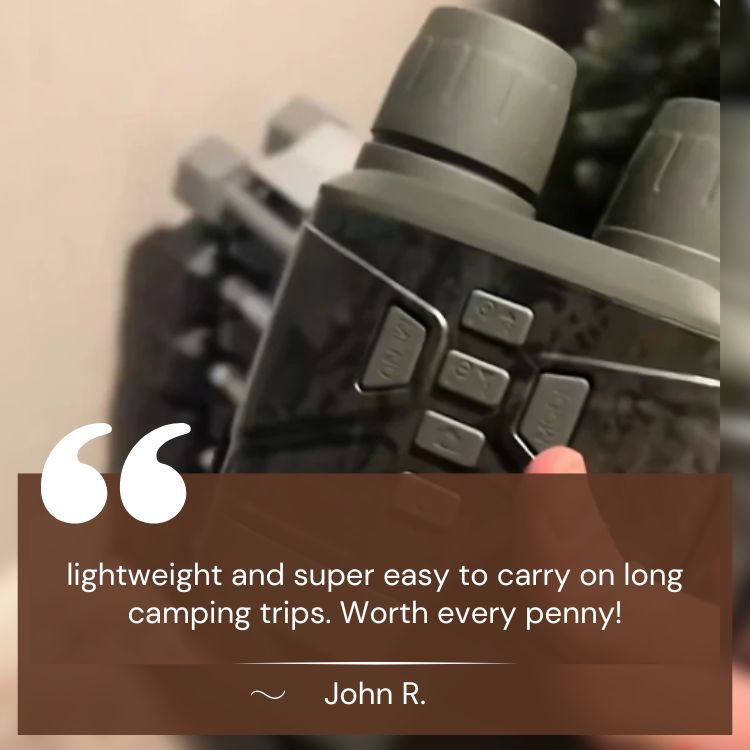 OptiClear Night Vision: 1000ft Infrared View, HD Display for Outdoors