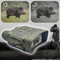 OptiClear Night Vision: 1000ft Infrared View, HD Display for Outdoors