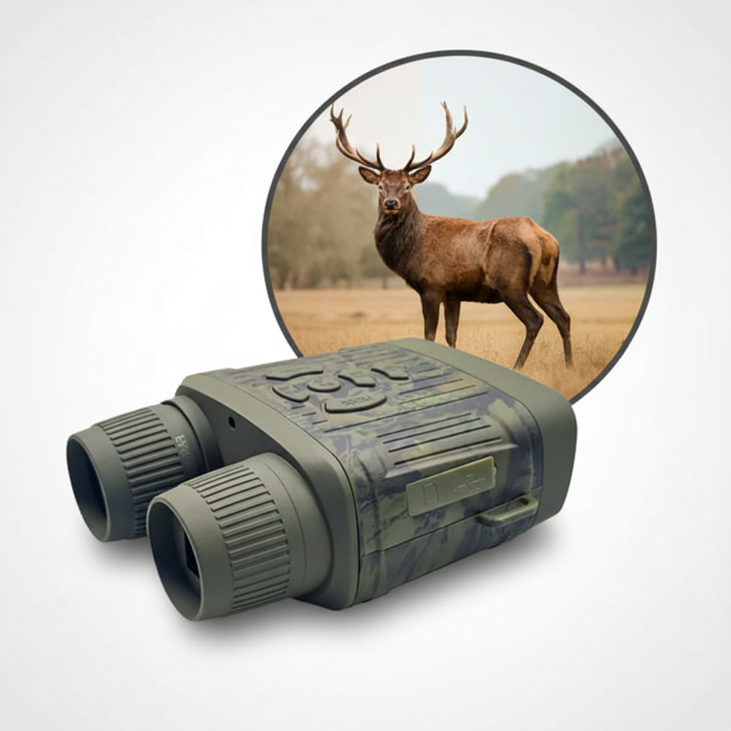 OptiClear Night Vision: 1000ft Infrared View, HD Display for Outdoors