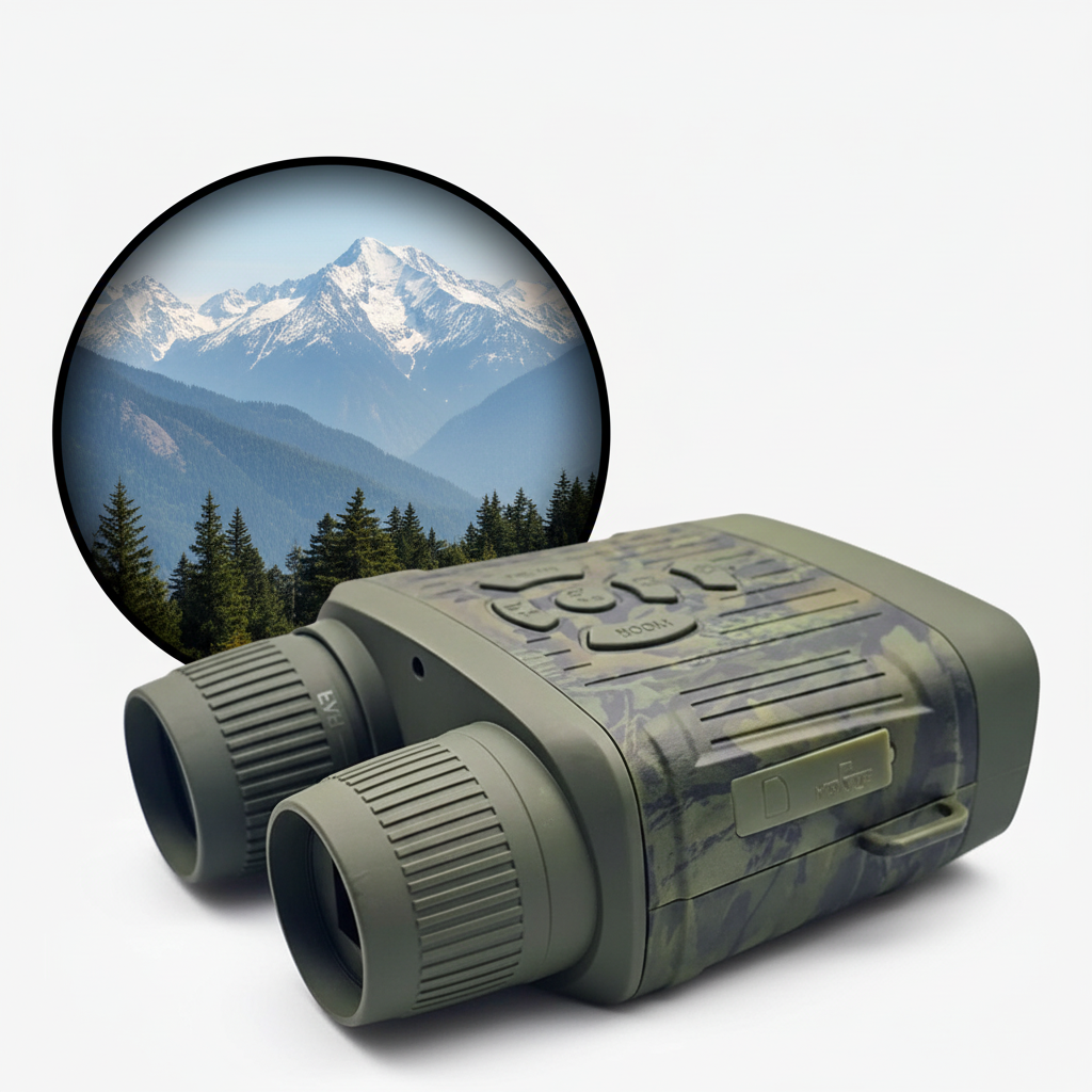 OptiClear Night Vision: 1000ft Infrared View, HD Display for Outdoors