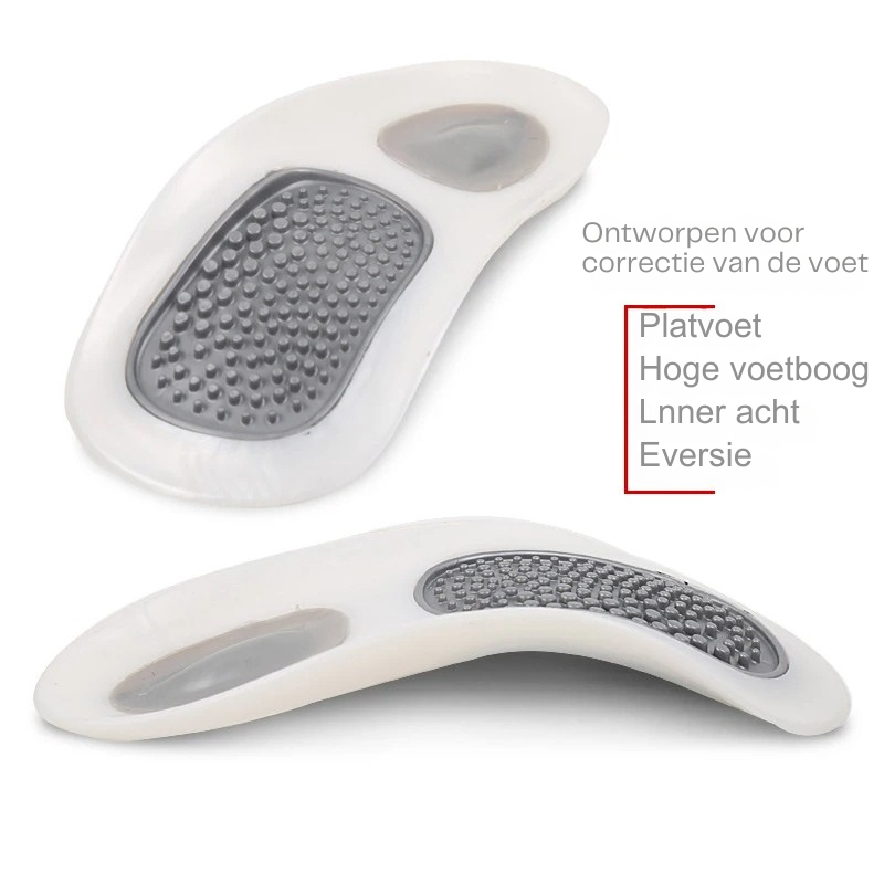 Orthopedic Insoles for Flat Feet and Foot Correction