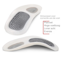 Orthopedic Insoles for Flat Feet and Foot Correction