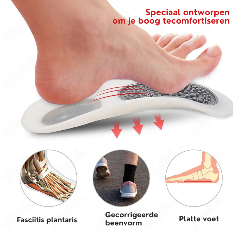 Orthopedic Insoles for Flat Feet and Foot Correction