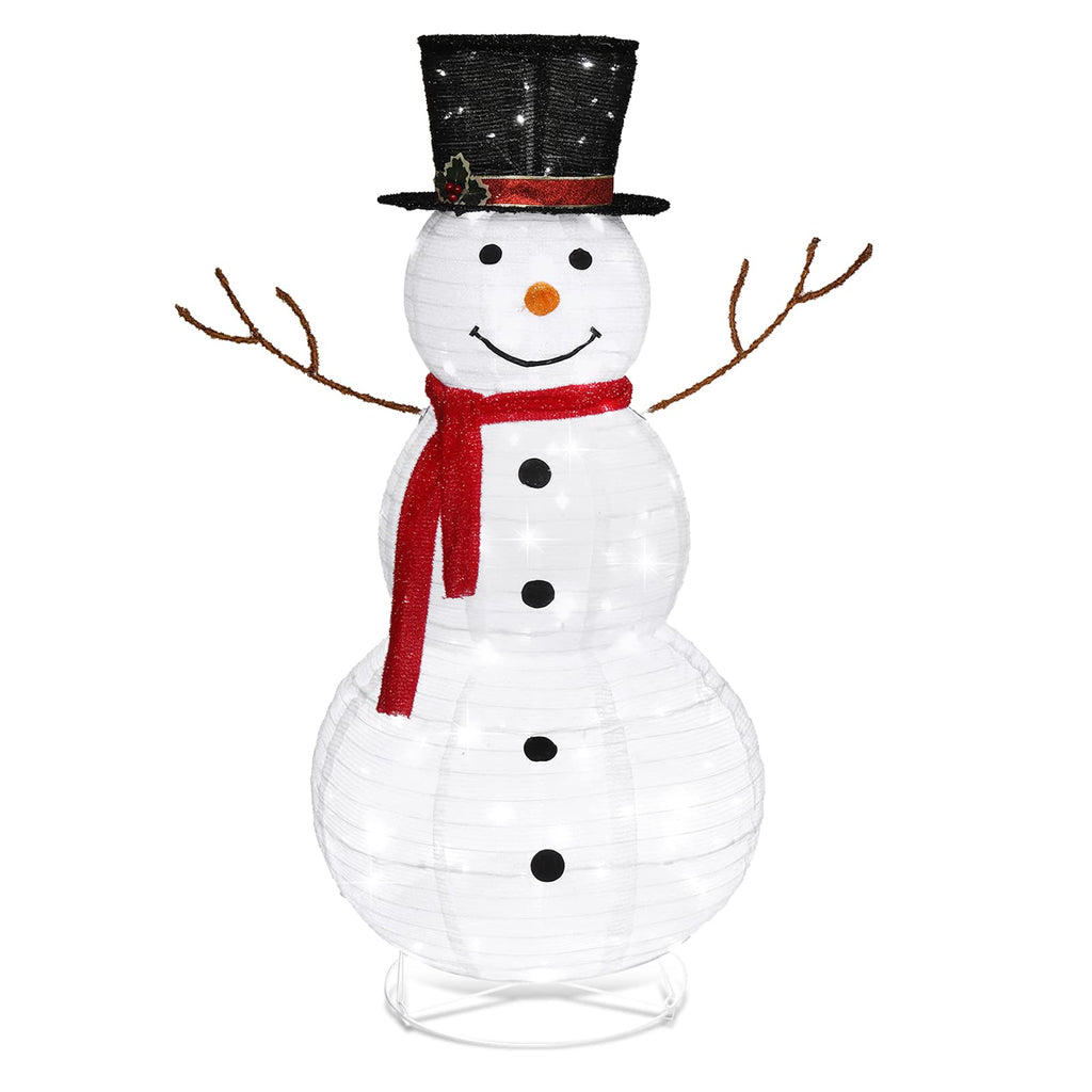 Outdoor Christmas Snowman Light Decoration