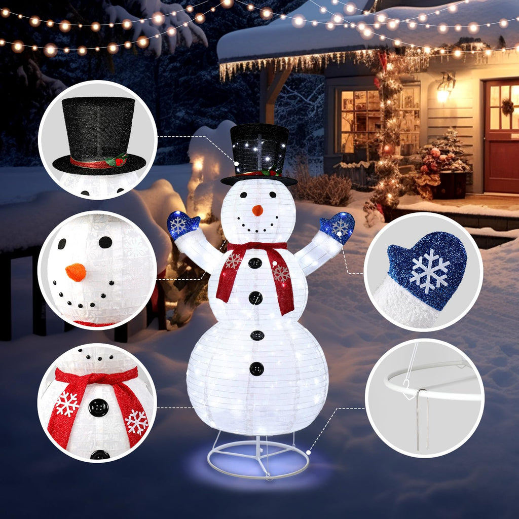 Christmas Snowman Lighted Decoration