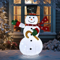 Outdoor Christmas Snowman Light Decoration
