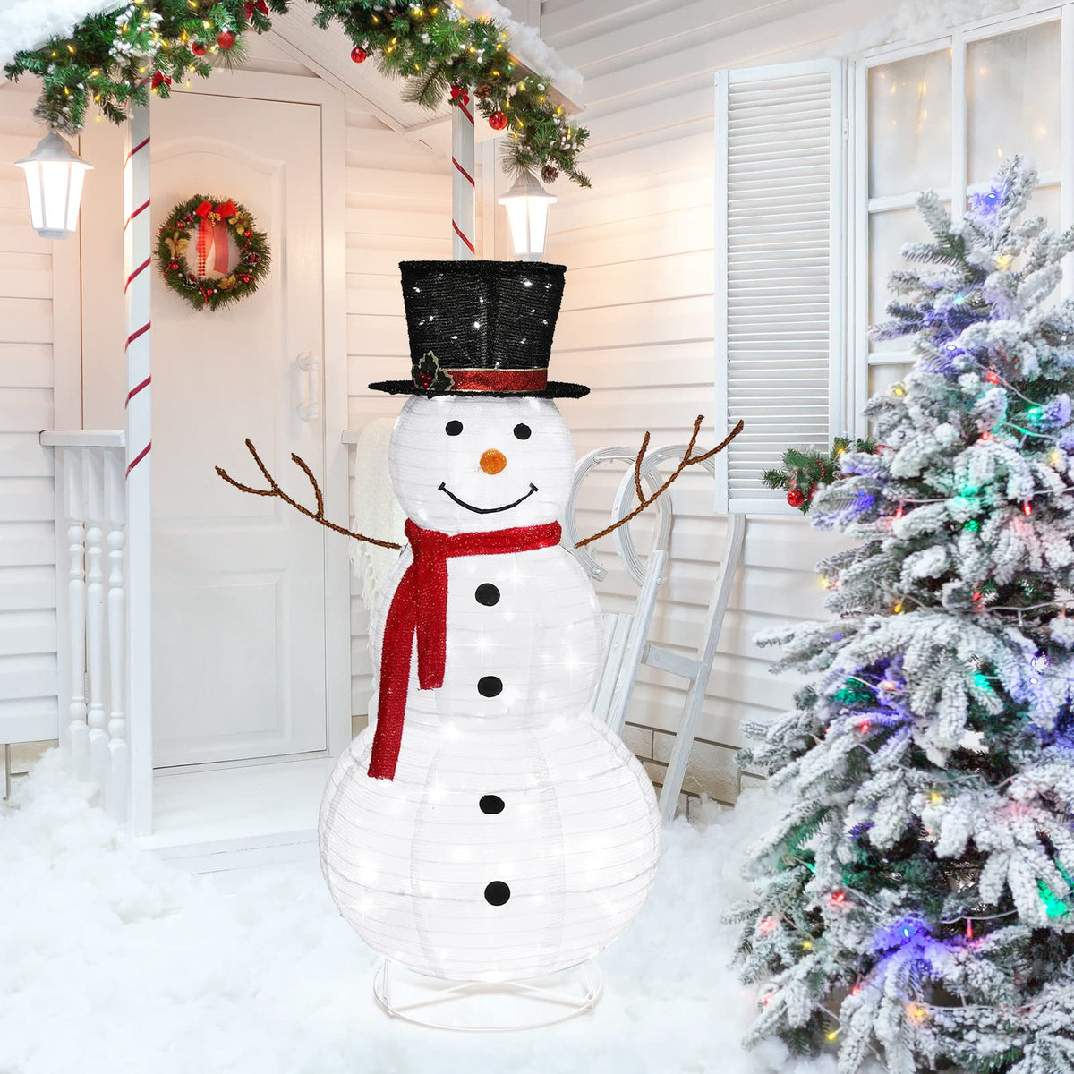 Christmas Snowman Lighted Decoration
