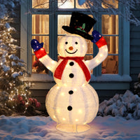 Outdoor Christmas Snowman Light Decoration