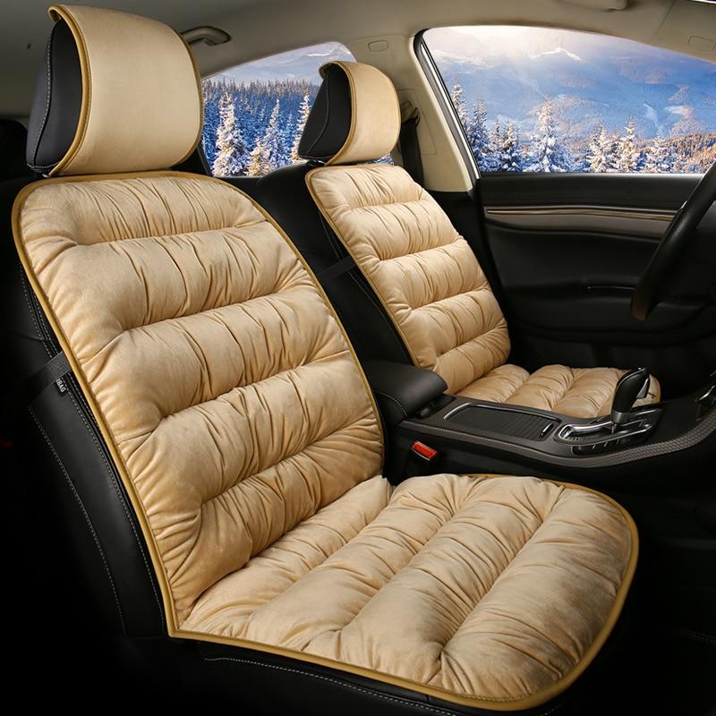 Plush Car Seat Cushion