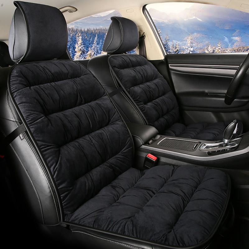 Plush Car Seat Cushion