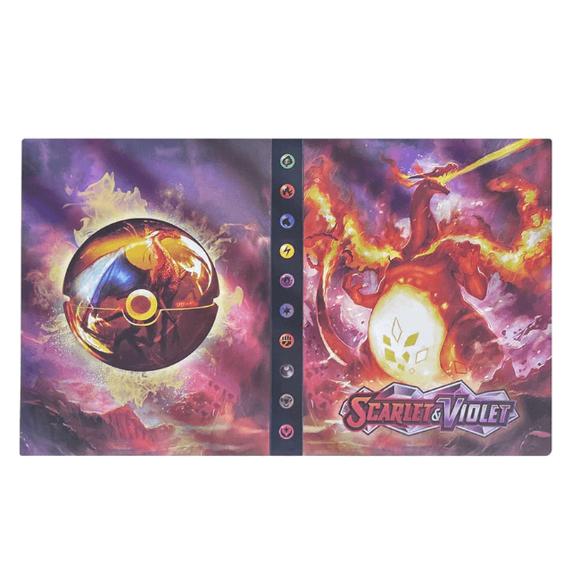 Poke Card Collector Album – 240 Card Sleeves, Perfect for Collectors