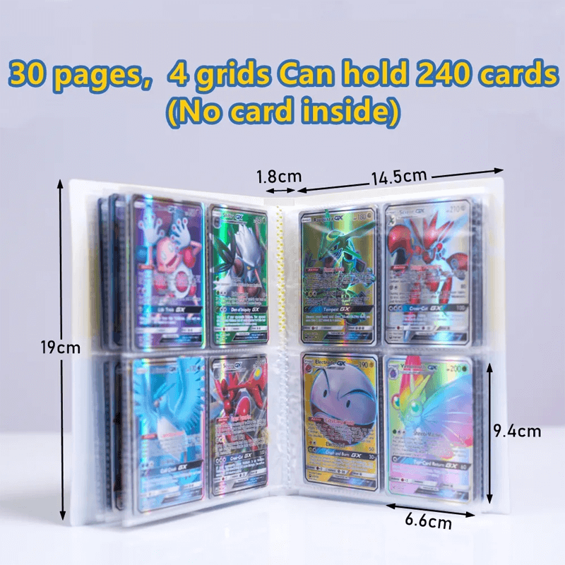 Card Album Binder - Holds 240 Cards, Collector Essential