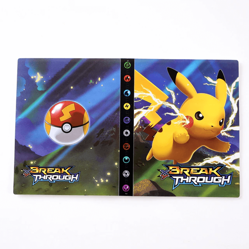Poke Card Collector Album – 240 Card Sleeves, Perfect for Collectors