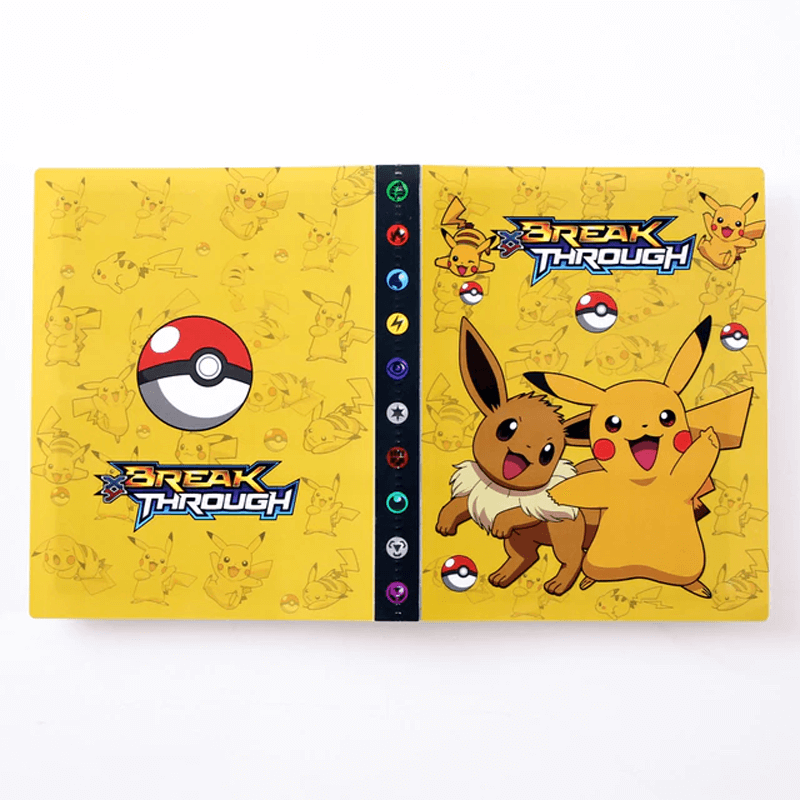 Poke Card Collector Album – 240 Card Sleeves, Perfect for Collectors