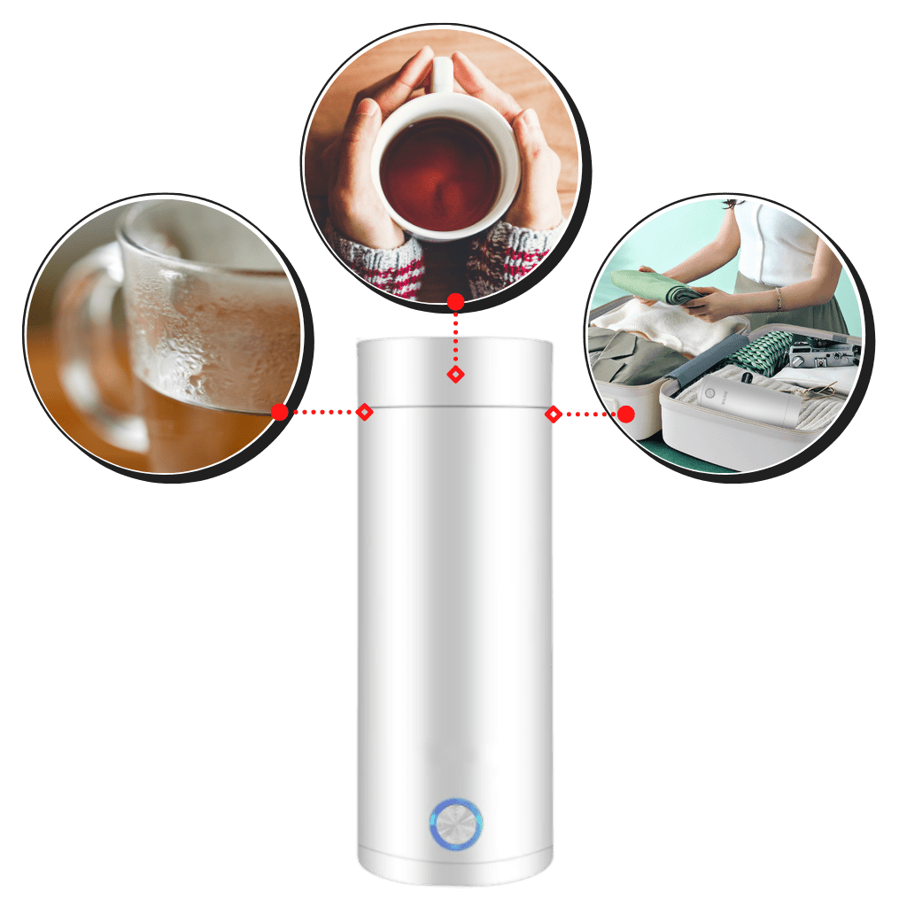 Portable Water Boiler 400 ml - Nyvara Shop