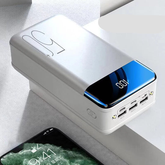 Powerbank 100,000 mAh | Ultra-fast charging | For laptop, tablet & smartphone | Compact & extremely powerful