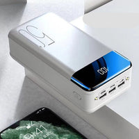 Powerbank 100,000 mAh | Ultra-fast charging | For laptop, tablet & smartphone | Compact & extremely powerful
