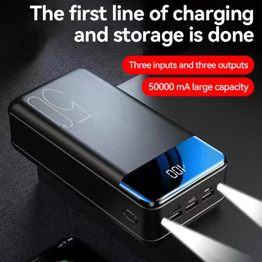 Sisica 100,000 mAh Portable Charger | High-Speed Refuel | Laptops, Tablets, Phones