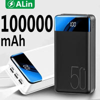 Sisica 100,000 mAh Portable Charger | High-Speed Refuel | Laptops, Tablets, Phones