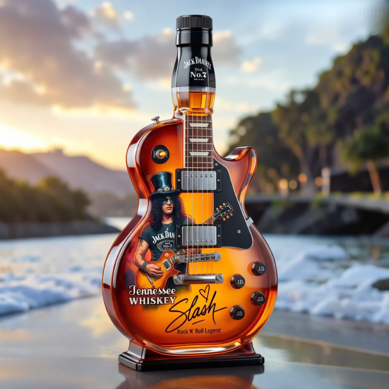 Premium Collector's Guitar-Inspired Decorative Decanter