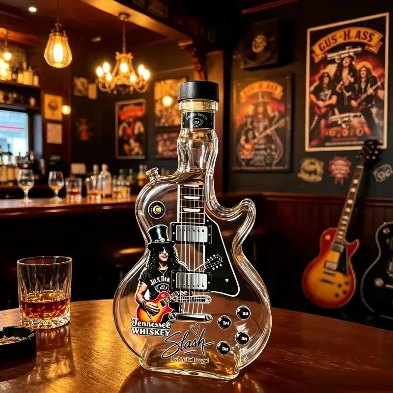 Premium Collector's Guitar-Inspired Decorative Decanter