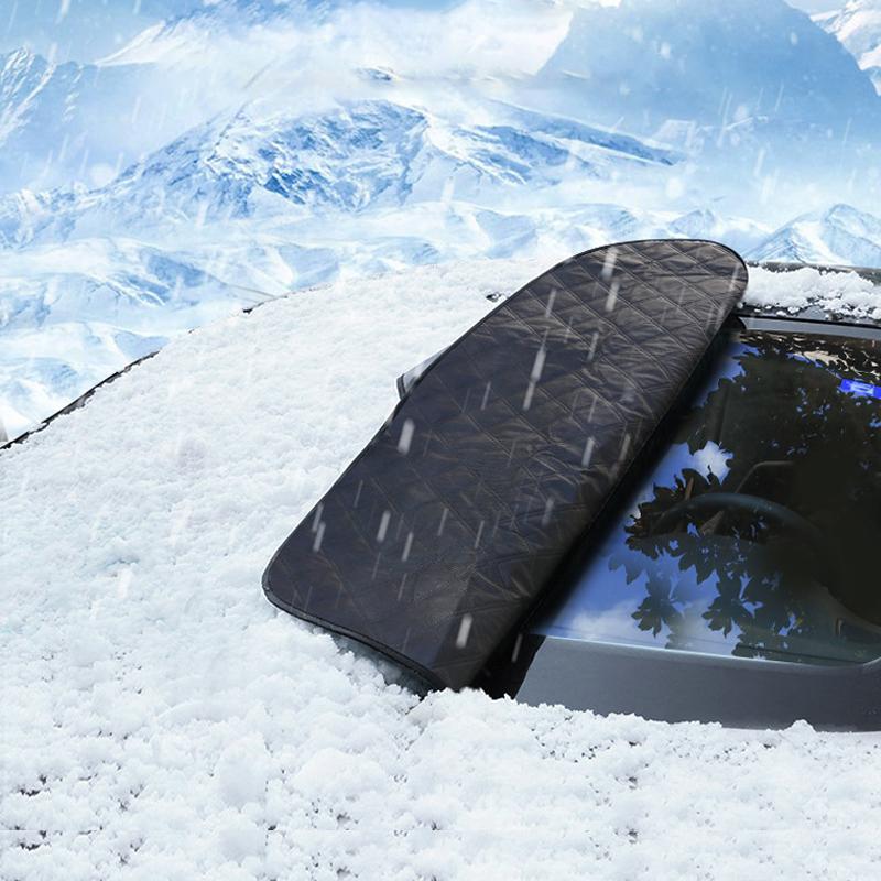 Car Windshield Snow & Ice Cover with Side Mirror Protection
