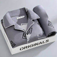 Pyjama Set with Button-Up Shirt