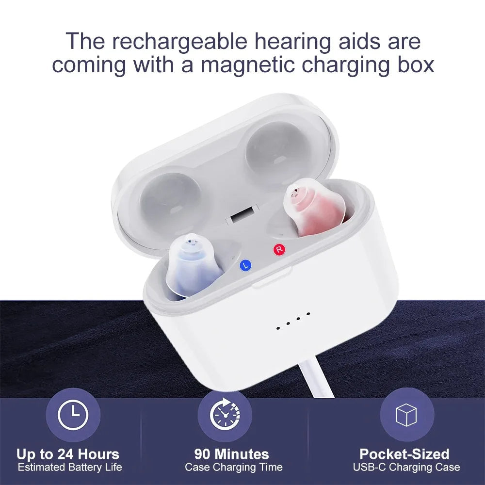 Discreet Rechargeable Hearing Aids
